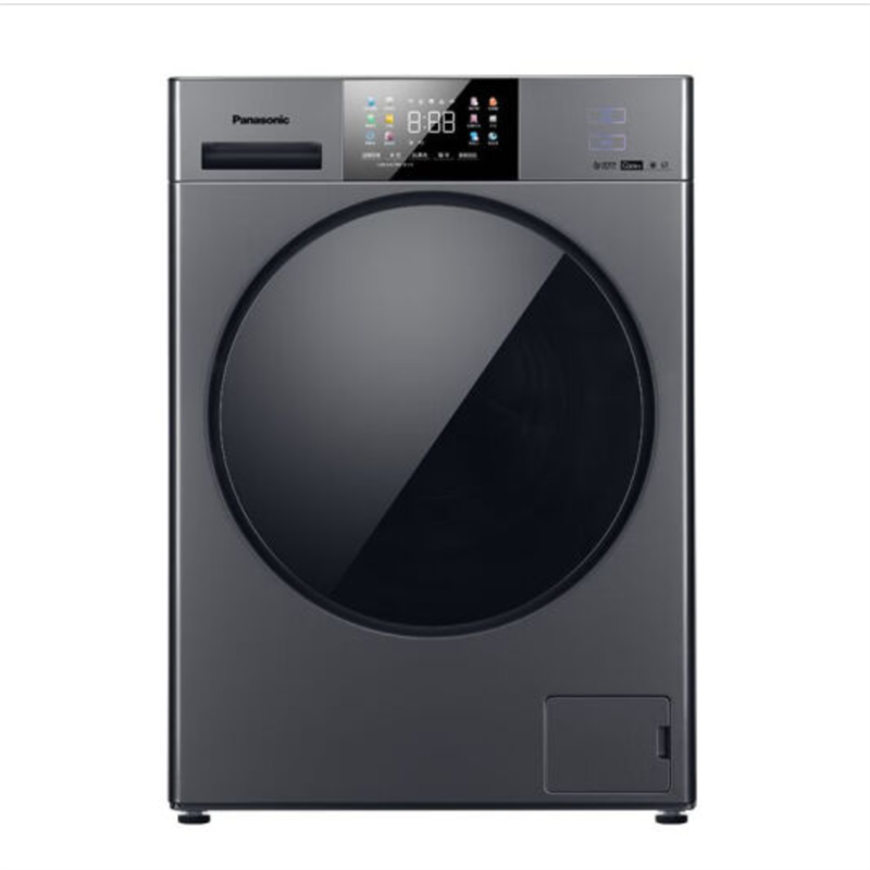 松下panasonic10公斤洗烘一体机xqg100eg17f彩屏触摸按键wifi智控高温