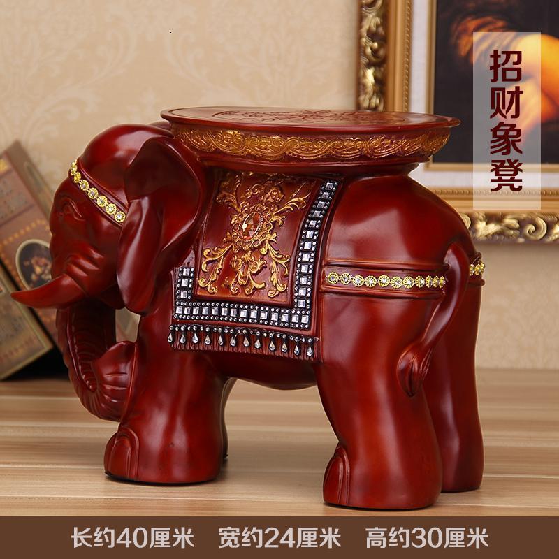 美帮汇大象凳子换鞋凳摆件 室内欧式家居装饰品工艺品客厅创意结婚高清大图