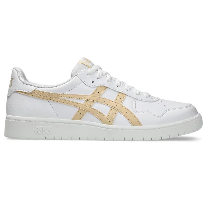 亚瑟士(ASICS)复古篮球风低帮运动鞋室内健身鞋女款舒适缓震训练 White/Marzipan 37.5
