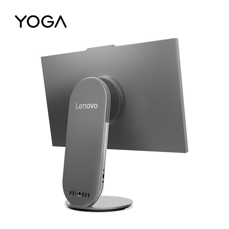 联想(Lenovo)YOGA27 AI元启版 27英寸高性能一体机 酷睿U5-225H 32G 1TBSSD 集显 win11 月神灰 官方标配高清大图