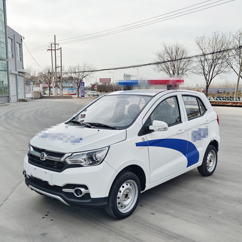 德武军恒 双排5座巡逻车电动四轮轿车4000瓦+72v100ah*6只铅酸电池刹车助力方向助力