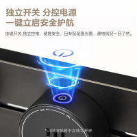 美的(Midea)移动轨道插座家用厨房餐边柜滑动电力轨道排插免打孔轨道插座明装轨道+5孔插座