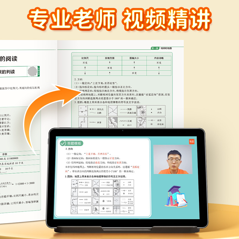 小四门4本[政史地生] [正版]初中小四门答题模板知识点七八九年级政治历史基础知识大盘点汇总考点速记手册大全中考初二地理