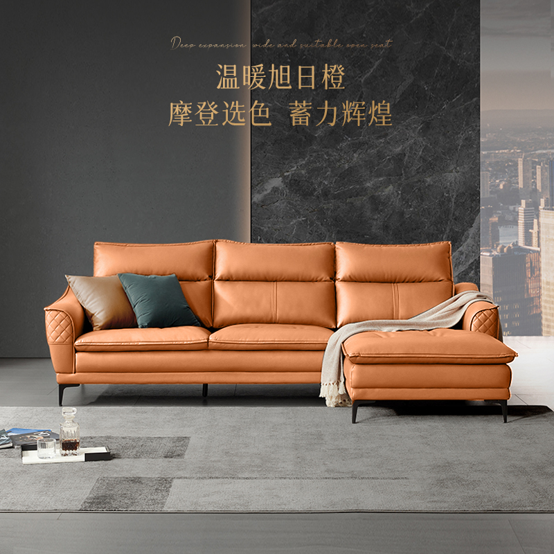 顾家家居时尚简约现代中小户型科技布沙发212230天发货