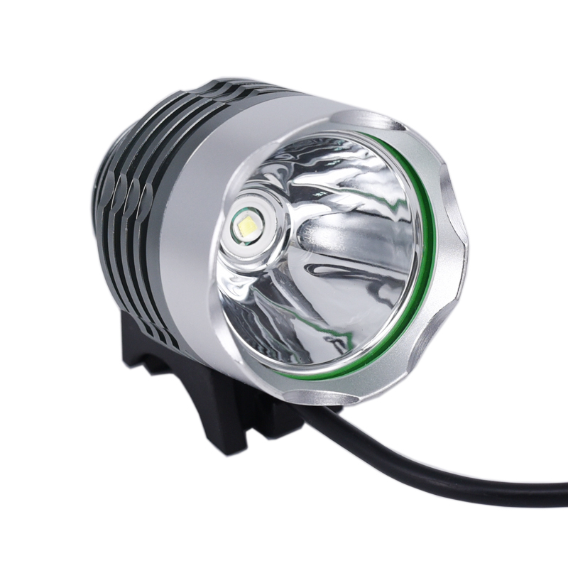 t6白光灰色灯头usbled强光灯头移动电源头灯t6u2充电宝手电筒头自行车