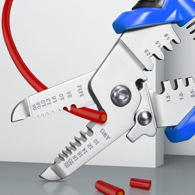 理线家剥线钳多功能电工专用工具剪刀钳剪线钳扒皮钳子压线钳拔线钳
