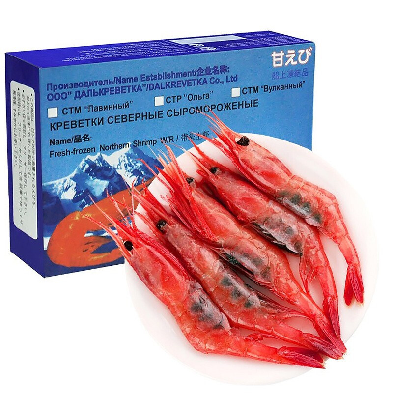 蓝蝶虾类蓝蝶即食北极甜虾刺身带籽冰虾生吃甜虾个头大1kg 40 60只盒装 价格图片品牌报价 苏宁易购蓝蝶生鲜旗舰店