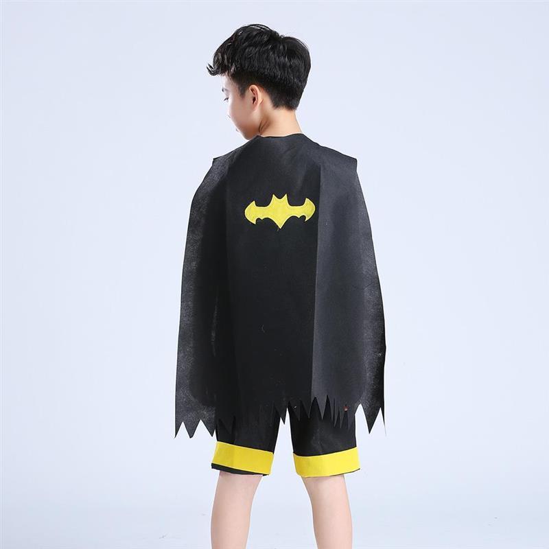 环保服装儿童时装秀手工制作蝙蝠侠创意幼儿园舞台走秀演出服