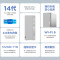 联想(Lenovo)天逸510Pro 14代酷睿台式电脑(i7-14700 16G 1T+512G 集显 WIFI) 定制 21.45英寸 商务办公学习个人家用企业采购台式机