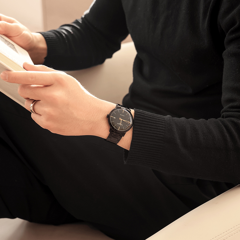 天王表(TIAN WANG)手表 新品昆仑系列职场商务男士手表机械男表51141高清大图