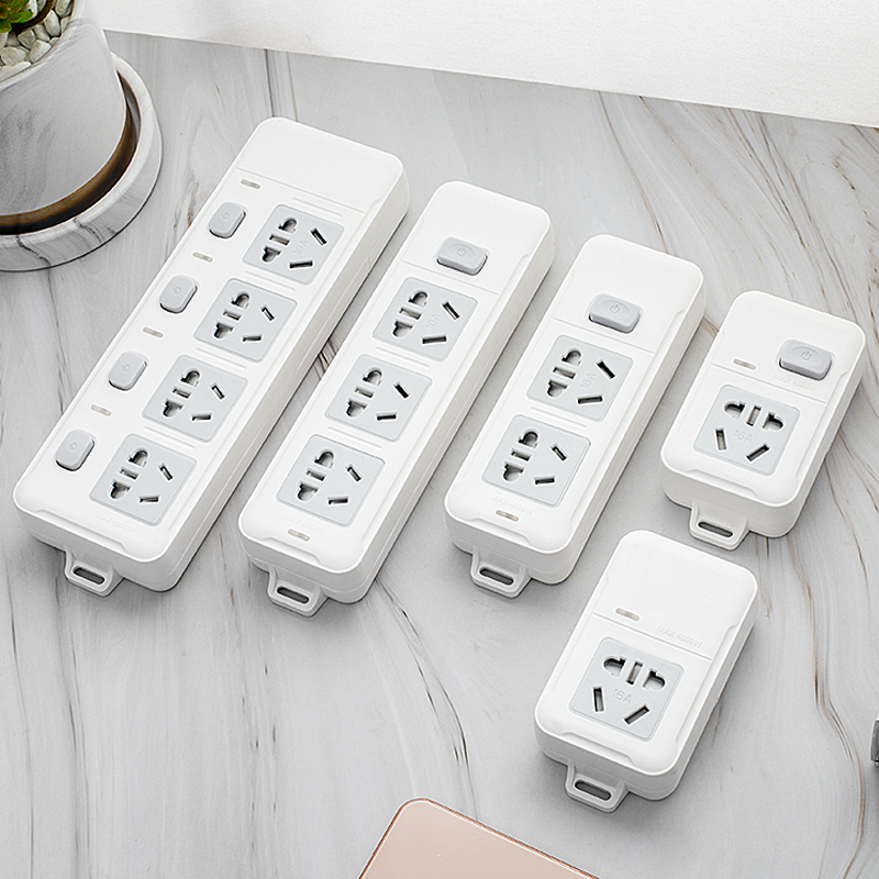 无线103d 无开关 自接线插板不带线插座无线插排插线板16a转10a大功率