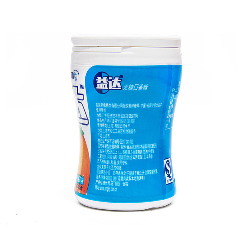 益达(Extra) 木糖醇 无糖口香糖(香橙薄荷味)40粒56g*6瓶装