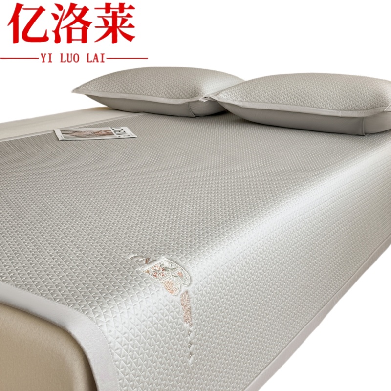亿洛莱 凉席两件套0.9m 套高清大图