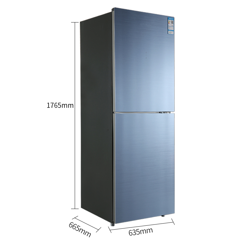 双鹿298升风冷无霜冷冻之星 大冷冻四抽屉 大两门冰箱bcd-298wgve