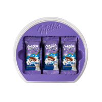 妙卡(Milka )奥利奥松脆饼干碎牛奶巧克力碗装234g碗装 休闲零食 亿滋出品