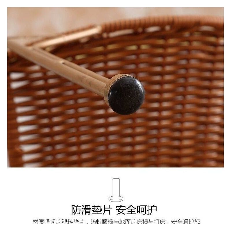 藤椅凳子家用椅子靠背成人凳子办公椅休闲椅阳台椅书桌凳茶几椅子