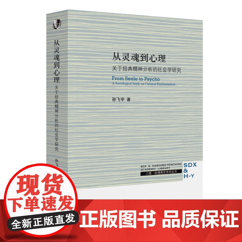 从灵魂到心理:关于经典精神分析的社会学研究 孙飞宇 生活读书新知三联书店 正版书籍高清大图