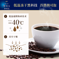 AGF速溶咖啡maxim马克西姆蓝罐冻干黑咖啡80g*2罐日本原装进口