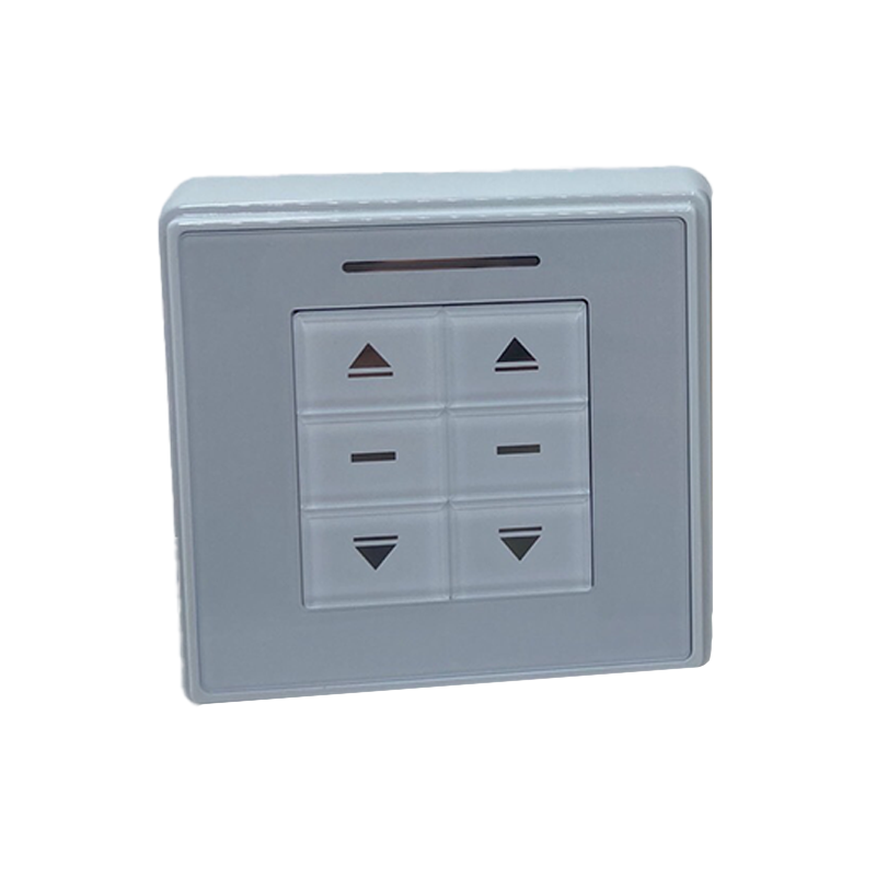 junxu 电动窗帘控制器 86盒面板开关 双路交流接收器