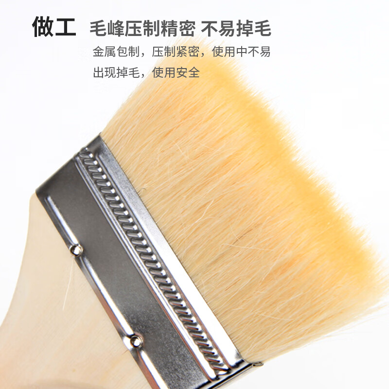 3M 4英寸木柄羊毛刷[5支装]高清大图