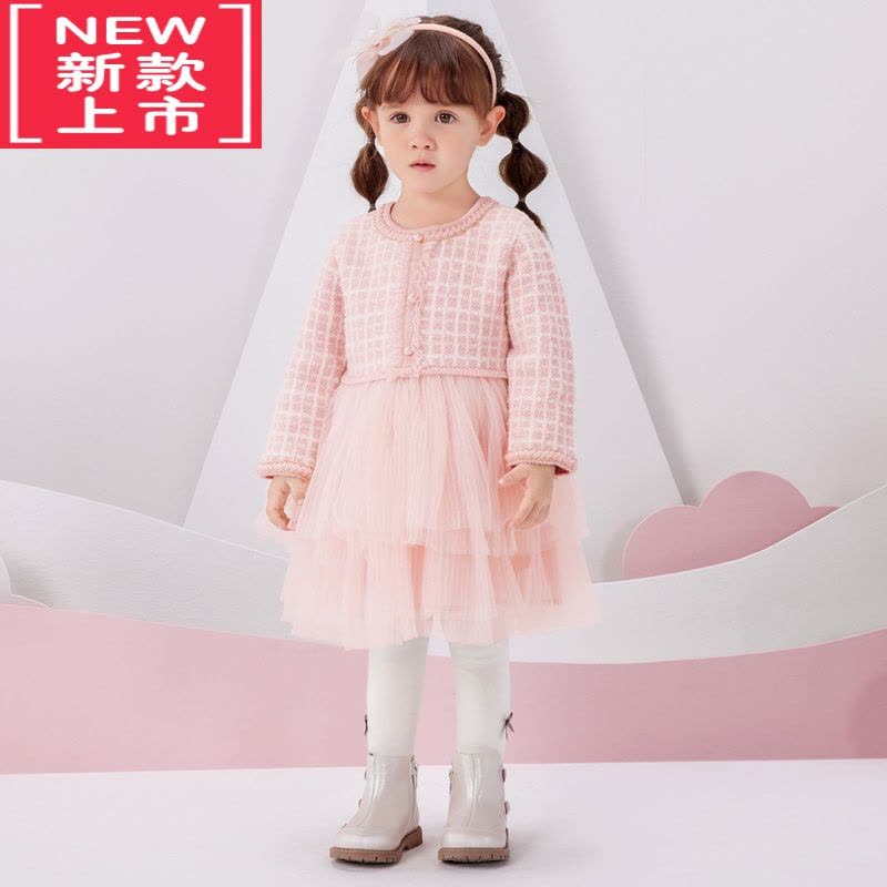 可莉允儿童女童靴子女宝宝鞋子婴儿公主鞋短靴皮靴童鞋冬季图片