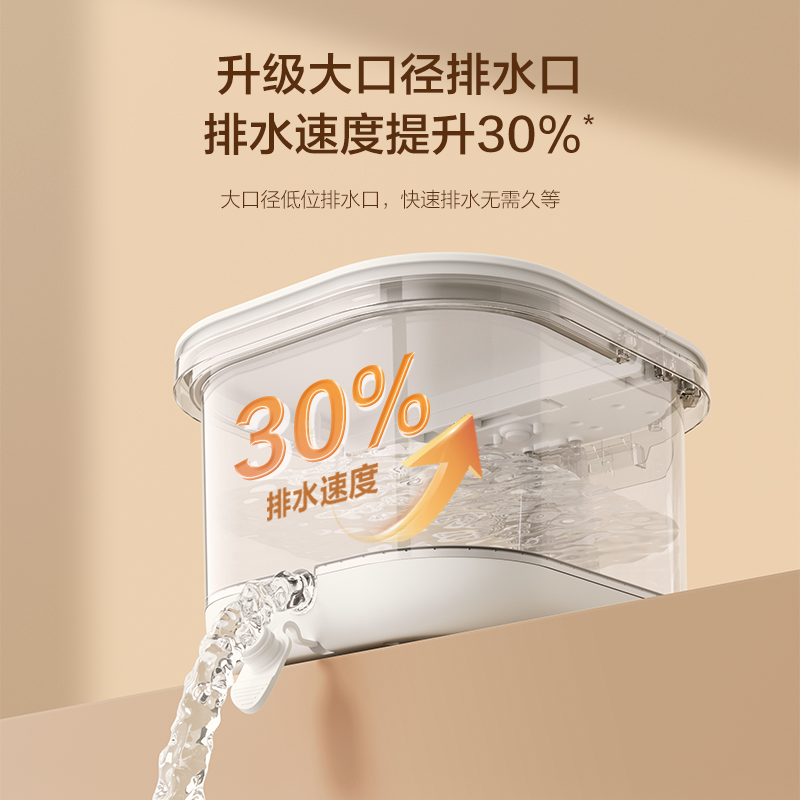 美的足浴盆Midea按摩恒温加热智能定时自动排水家用养生泡脚桶 ZL202高清大图