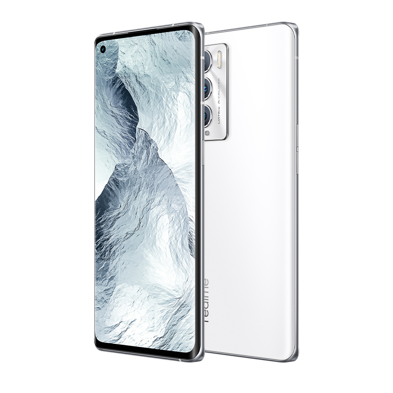 realme 真我GT 大师探索版 5G手机 8GB+128GB 雪山 全网通 120Hz曲面屏 索尼IMX766传感器 骁龙870处理器 OPPO提供售后支持