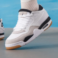 耐克（NIKE）男鞋新款AIR JORDAN 4 RM比赛实战训练鞋缓震耐磨篮球鞋FQ7939-004 ZP FQ7939-110/白色/浅灰/橡皮中褐 44.5