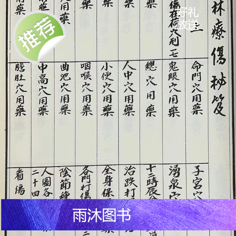 正版 少林疗伤秘笈 平装 培琳高清大图