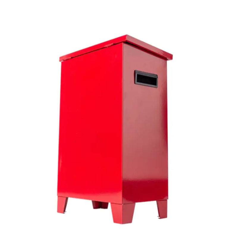 王龍 灭火器箱 9# 红色铁皮 可放置4kg干粉/5kg干粉2具 只高清大图