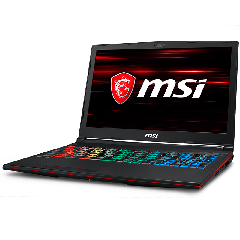 微星(msi)GP63 006 15.6英寸120Hz 3ms电竞屏游戏本笔记本电脑 (I7-8750H 8GB 1TB+128GB GTX1060 6GB 赛睿七彩背光键盘)