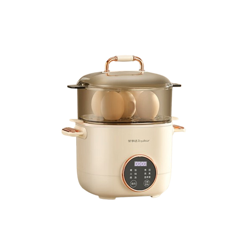 荣事达早餐机2L多功能蒸蛋机可上蒸下煮早餐机RS-KG06A