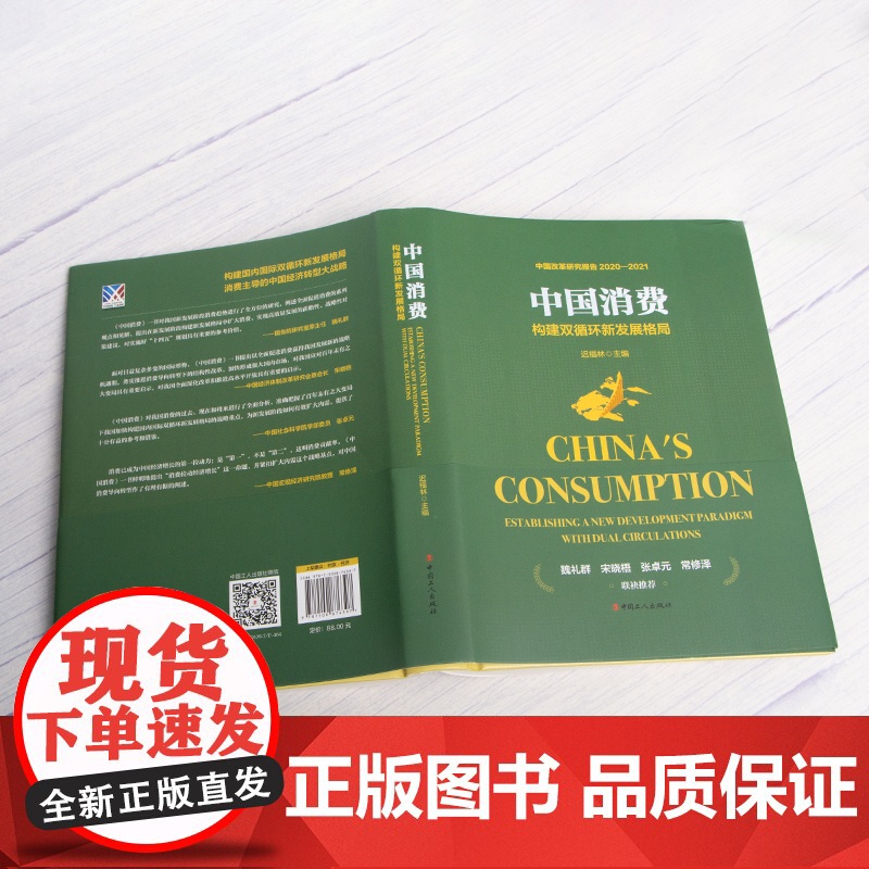 中国消费:构建双循环新发展格局 迟福林主编 构建国内国际双循环新发展格局 消费主导的中国经济转型大战略 中国工人出版社店高清大图