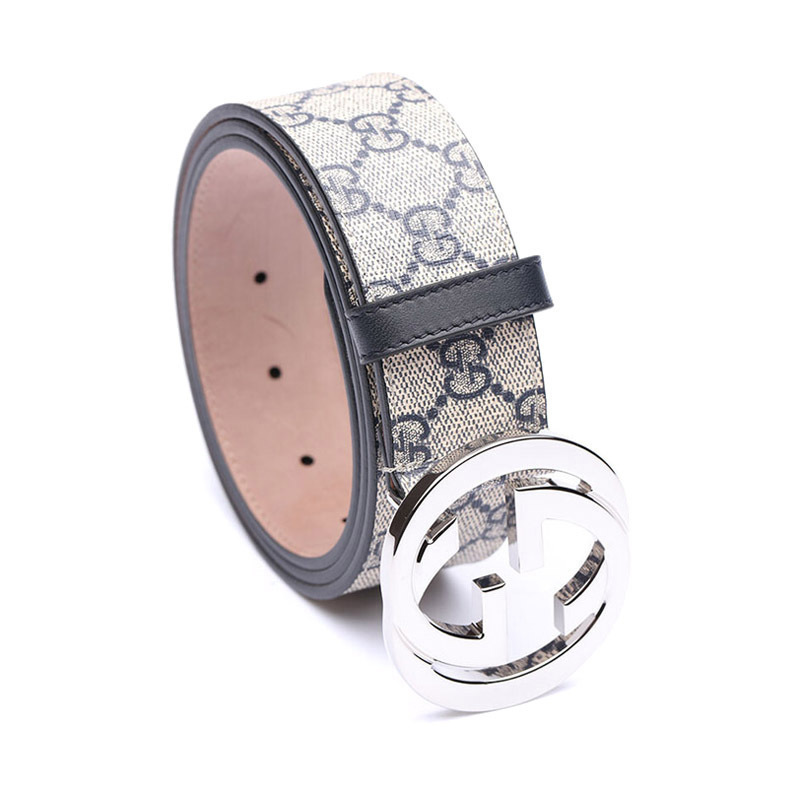 gucci古驰男士人造帆布皮带腰带411924kgdhn