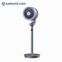 艾美特(Airmate)空气循环扇家用变频电风扇负离子净化智能可调节高度风扇家居用遥控落地扇FA18-RD70(梦影黑)