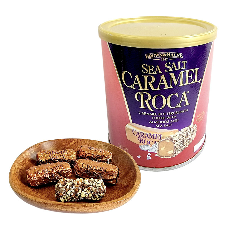 美国进口Almond Roca乐家腰果巧克力味海盐焦糖黑巧克力糖284g罐装多口味礼盒零食