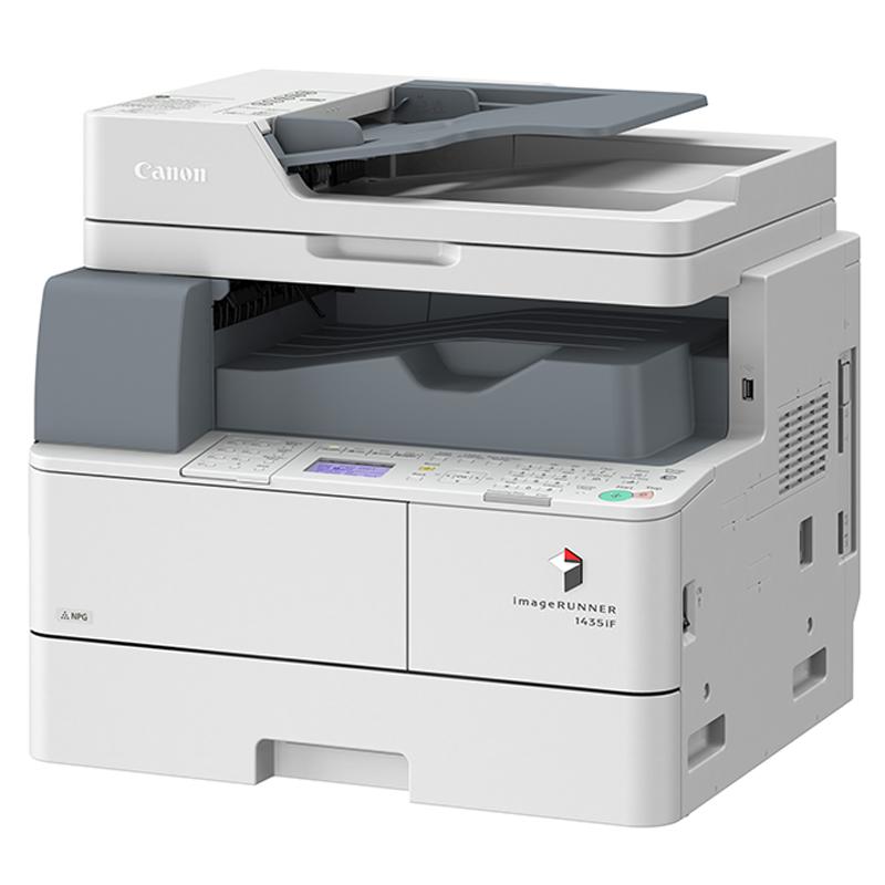 佳能(Canon) iR1435iF A4黑白数码复印机(打印/扫描/复印/传真/双面/传真/标配双面输稿器)GD高清大图