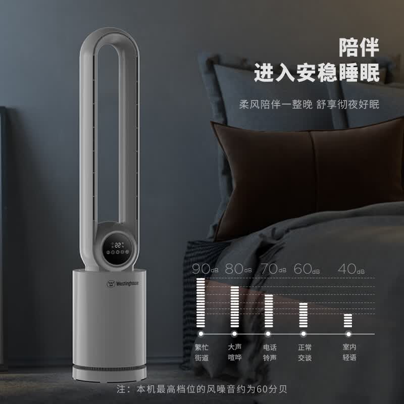 西屋无叶循环扇WTH-206 无叶风扇电风扇家用落地扇高清大图