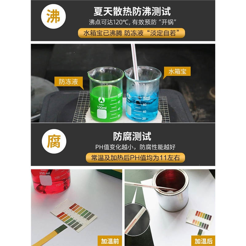 汽车防冻液红色绿色发动机闪电客专用冷却液水箱宝通用零下40度冷冻大桶
