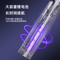 纬达斯991GB电蚊拍家用卧室紫光诱蚊打蚊子充电式灭蚊灯锂电池USB灭蚊电蚊拍 六颗紫光灯+USB快充+送收纳底座