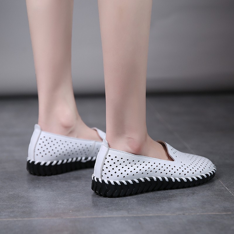 康皇中老年网眼鞋女有孔透气洞洞鞋软底舒服鞋夏款妈妈鞋孑防滑散步鞋