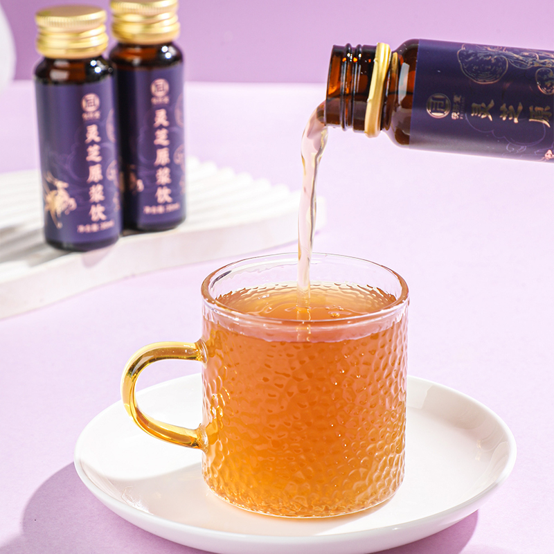 茯济堂 灵芝原浆饮30ml*10瓶 营养滋补品送长辈父母亲节精华浓缩口服液高清大图