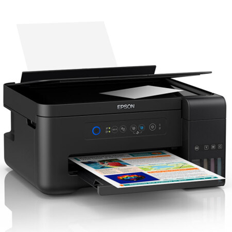 爱普生(EPSON)L4158/4156/4151/4153墨仓式智能无线照片打印机办公家用彩色喷墨一体机连供打印复印扫描替L485 L385 套一