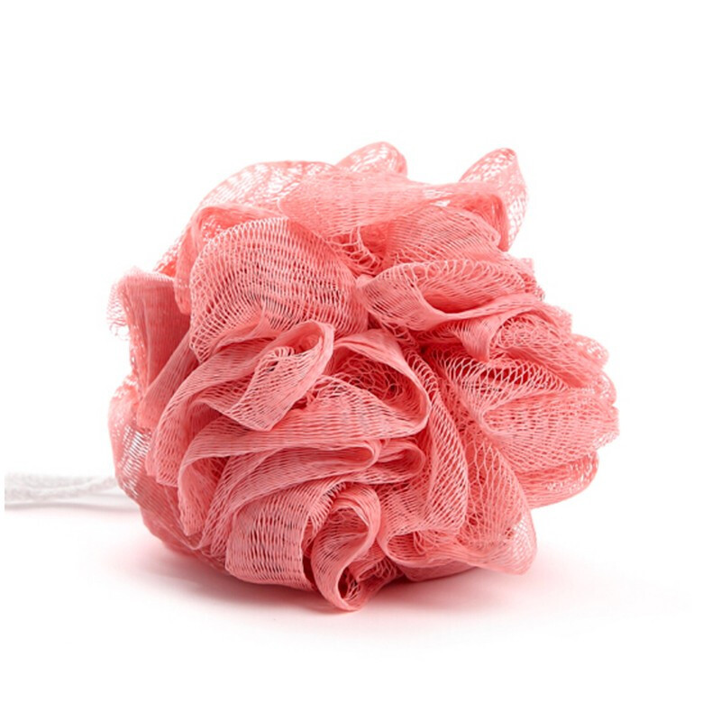 泡澡球沐浴刷搓澡巾沐浴棉 洗澡搓澡搓背起泡球 2个装 颜色随机发(粉