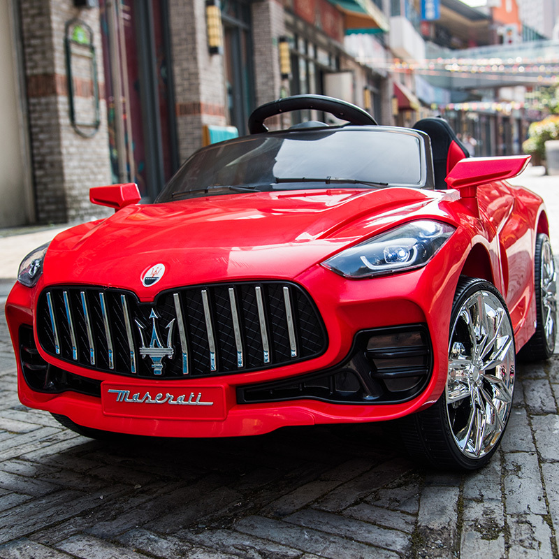 儿童电动车四轮带遥控宝宝汽车男女小孩玩具车可坐人四驱充电童车