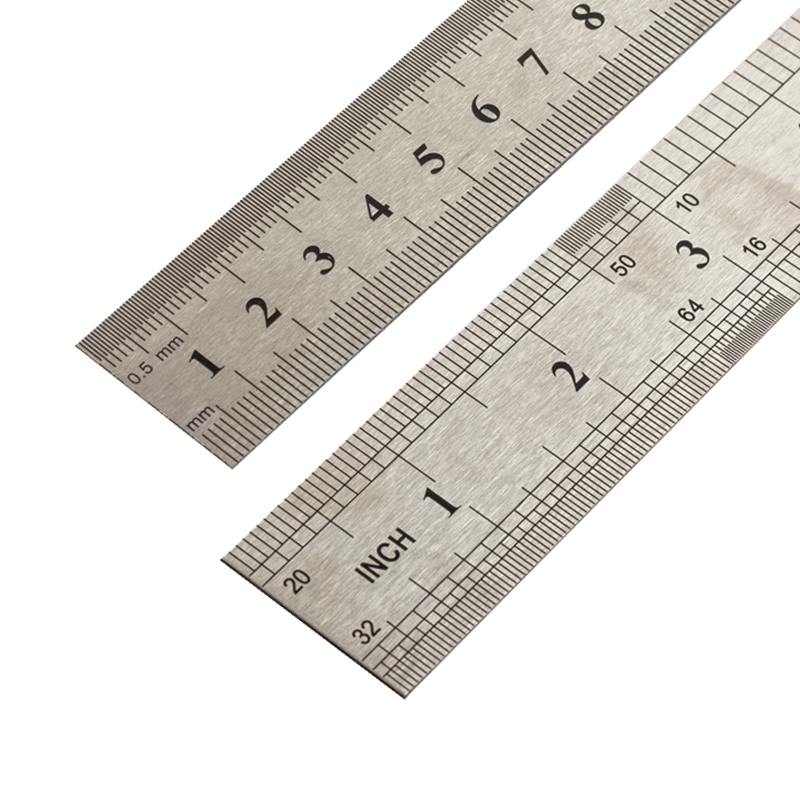 钢直尺加厚木工钢板尺钢直尺子30cm