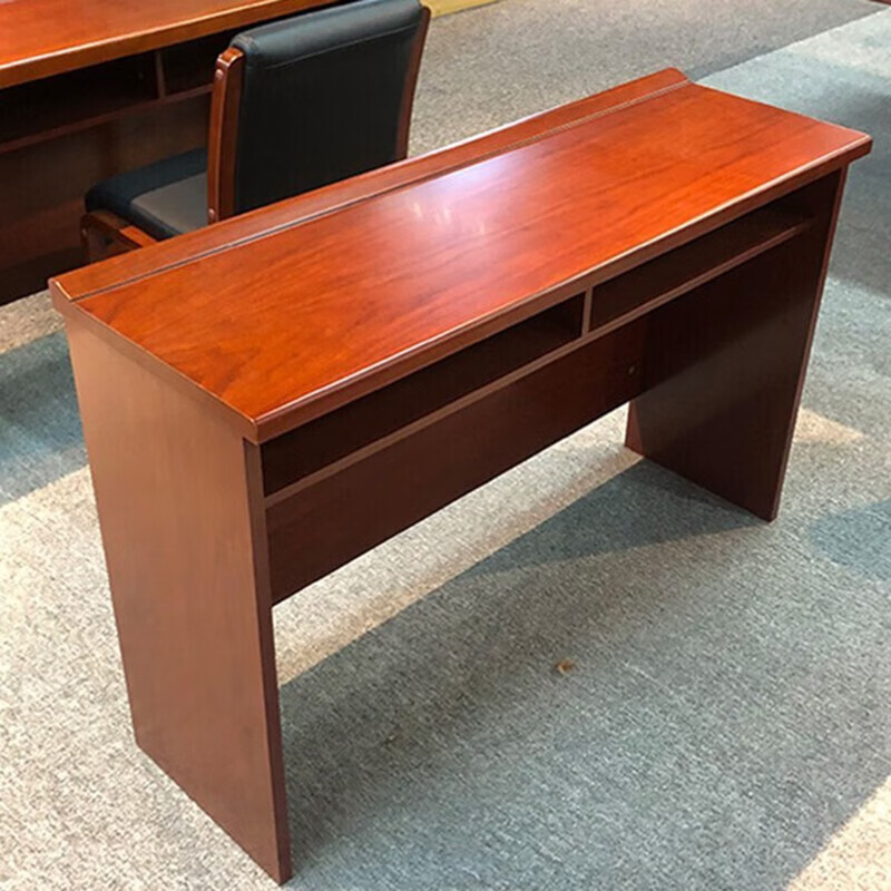 鑫金虎(XIN JIN HU)油漆会议桌培训桌条桌演讲台长条桌两人位1.2m高清大图