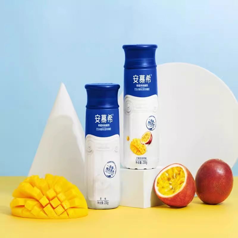 安慕希高端畅饮型酸奶芒果+百香果230g*10盒