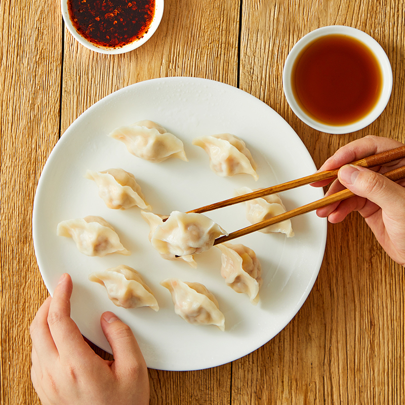 思念水饺手打天下组合装[猪肉白菜水饺一袋猪肉香菇水饺两袋]蒸饺速冻饺子早餐半成品方便食品(400g+200g)*3袋
