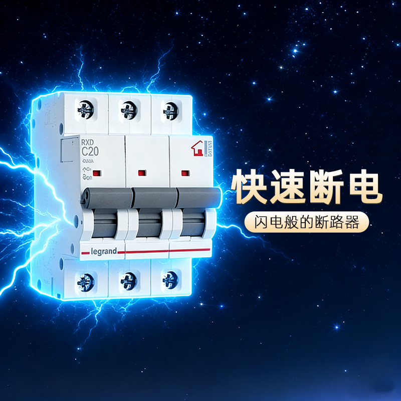 罗格朗 小型断路器 4.5kA C曲线 32A 3P DAF323 个高清大图